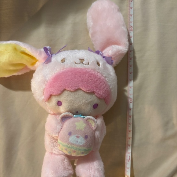Sanrio Little Twin Stars Lala Easter Bunny Mascot Holder - Picture 4 of 4